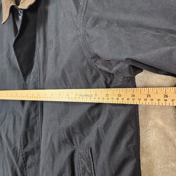 Timberland Waterproof Collared Jacket Coat Full Zip Pocket Navy Blue Mens Size M - Picture 4 of 10